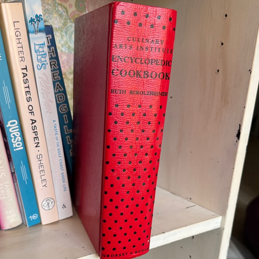 Red Encyclopedic Cookbook